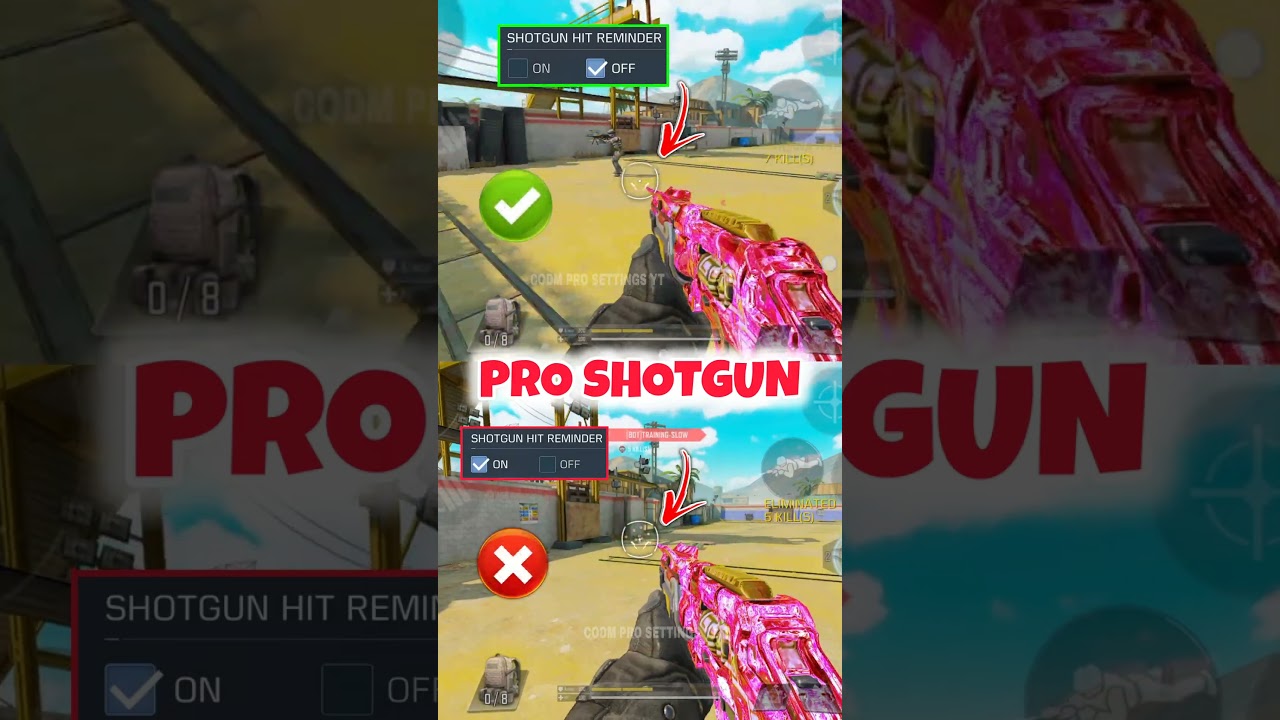 💯 Best Pro Shotgun Hit settings in CODM BR 🔥Codm Settings Tutorial 😎 