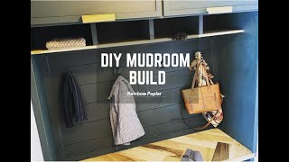 How to Build a DIY Mudroom Built-in