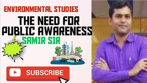 Environmental studies || Need for Public awareness