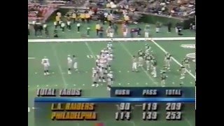 Week 9 1992 Eagles vs Los Angeles Raiders clip14