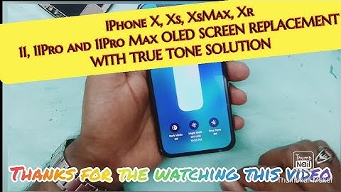 IPhone X, XS LCD SCREEN REPLACEMENT WITH TRUE TONE SOLUTION