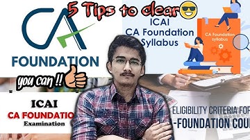 ca Foundation tips Tamil|Ca foundation tamil | how to clear Ca foundation tamil| ca tamil 🔥🔥🔥