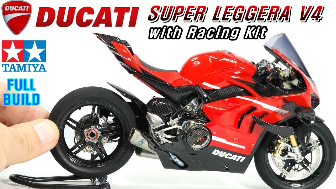 TAMIYA] 1/12 DUCATI SUPER LEGGERA V4R with Racing Kit FULL BUILD