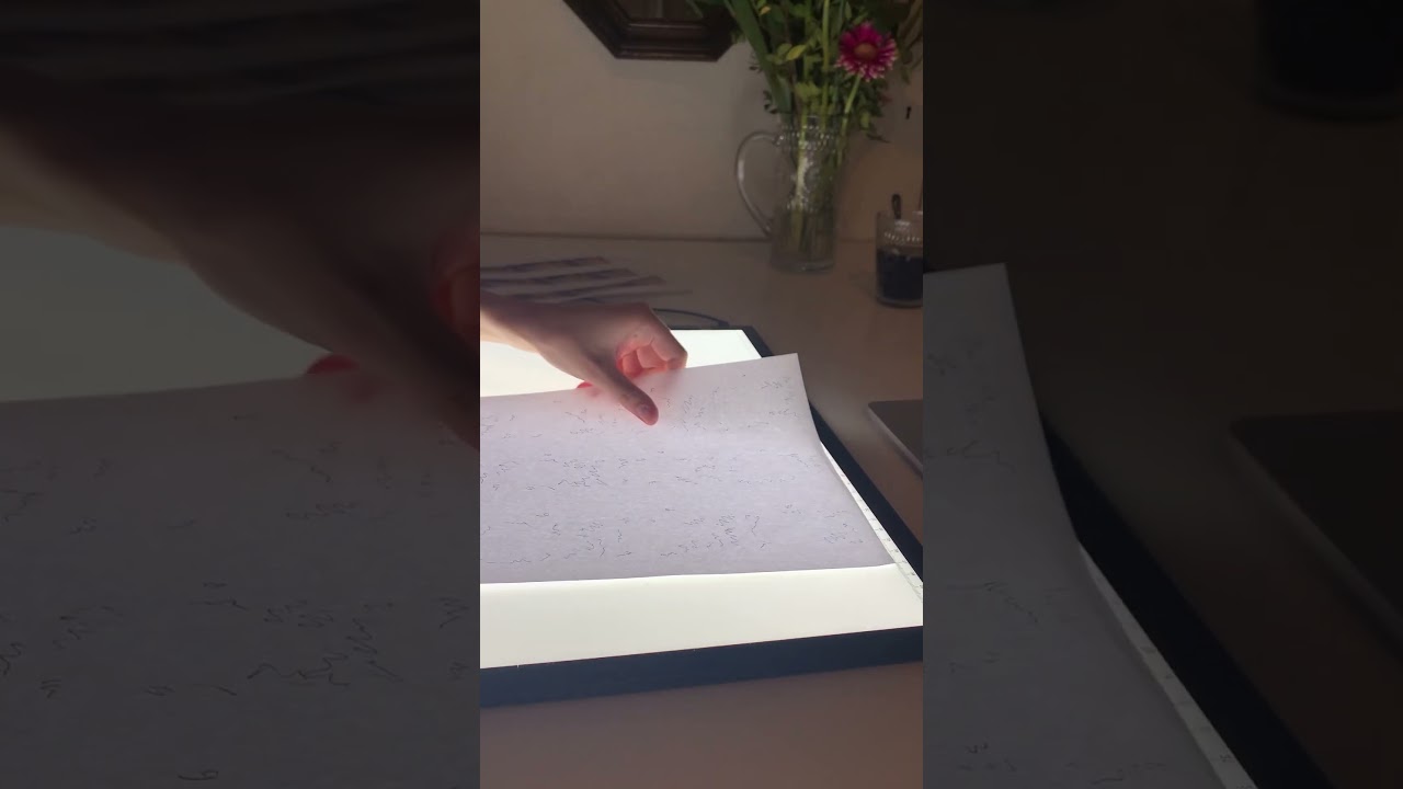 Here’s how I made mixed media animations using self-made pen overlays 