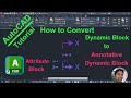 How to Convert Dynamic Block to Annotative Dynamic Block in AutoCAD