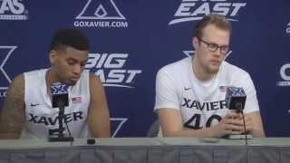 Xavier Press Conference: Matt Stainbrook and Trevon Bluiett (2-14-15)