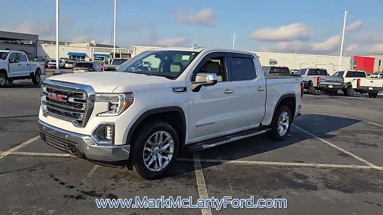 USED 2021 GMC SIERRA 1500 4WD Crew Cab 147" SLT at McLarty Ford (USED) 