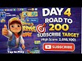 🔴 Live Subway😍surfers Day 4 Road To 200 Subscribe Target 🎯 1 Million Coins #subwaysurfers #viralgame