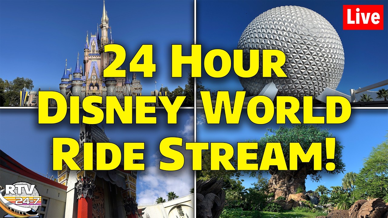🔴Live: 24 Hour Disney World Ride POV Stream - Walt Disney World