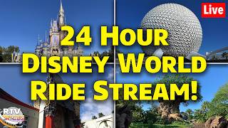  24 Hour Disney World Ride Pov Stream  Walt Disney World