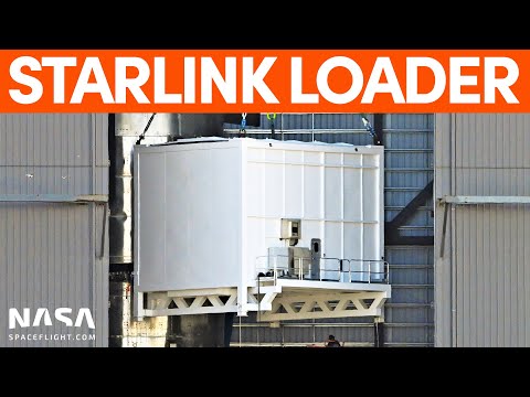 Starlink V2 Loader Tested with Ship 24 | SpaceX Boca Chica