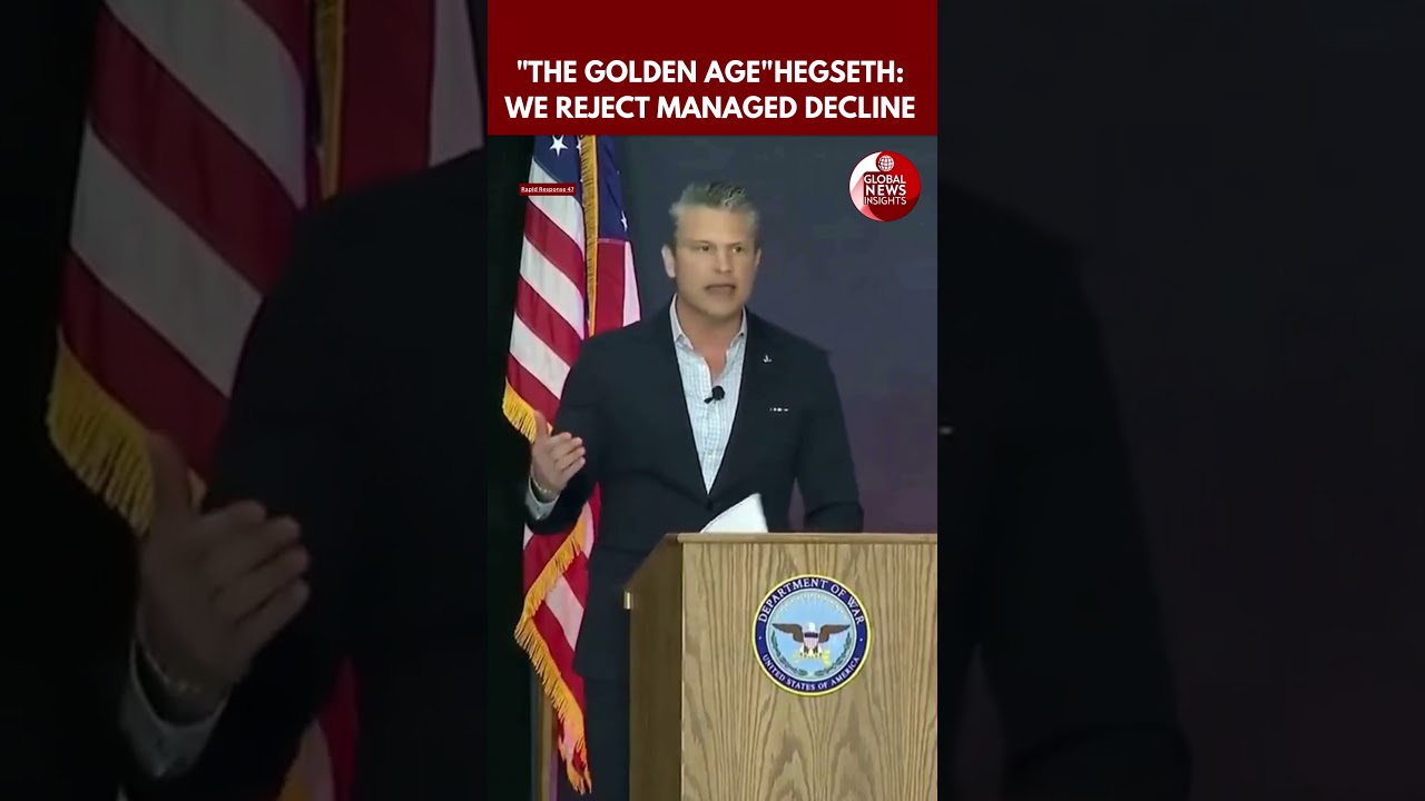 Pete Hegseth at Newport News: "A New Golden Age!" Trump's Golden Fleet Tour Starts
