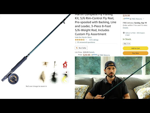 Unboxing the CHEAPEST FLY FISHING Combo on  