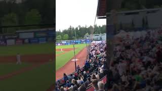 Chicken dance Vancouver Canadians baseball game summer 2019