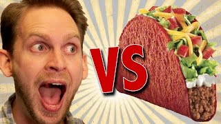 Taco Bell Fiery Doritos Locos Tacos Food Review