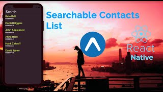 Celebrity Searchable Contact List In React Native | Expo Profile