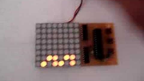 ATMEGA8 Binary Clock v0.5