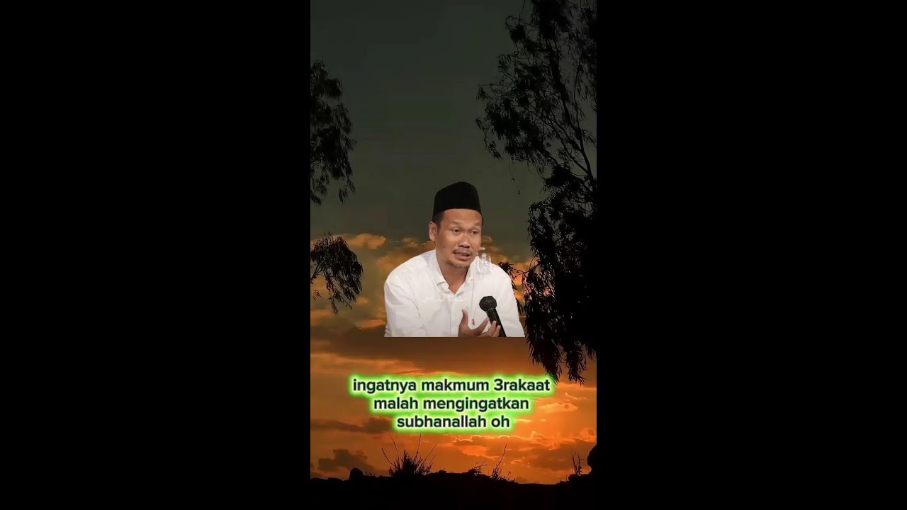 Gus baha : larangan sholat dalam keadaan mabuk