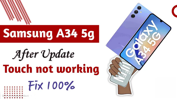 Samsung A34 5g Touch not working// samsung new model copy folder after update touch problem