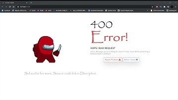 Error Pages with Source code | HTML &  Bootstrap