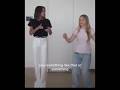 Harper Beckham teaching Mama, Victoria Beckham some dance routine