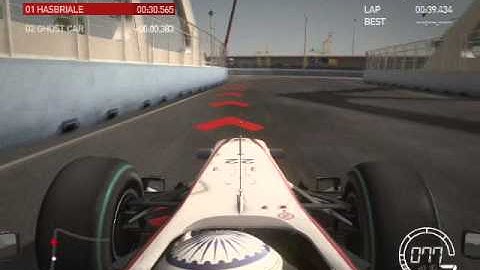 Valencia Street Circuit | Valencia | Spain | F1 2010 | Codemasters | Hot Lap | F1 Game