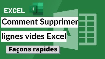 Comment supprimer les lignes vides Excel | 2 méthodes simple et efficace