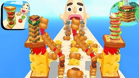 Sandwich Runner - Gameplay Walkthrough All levels game iOS Android part 1 level (1-6)