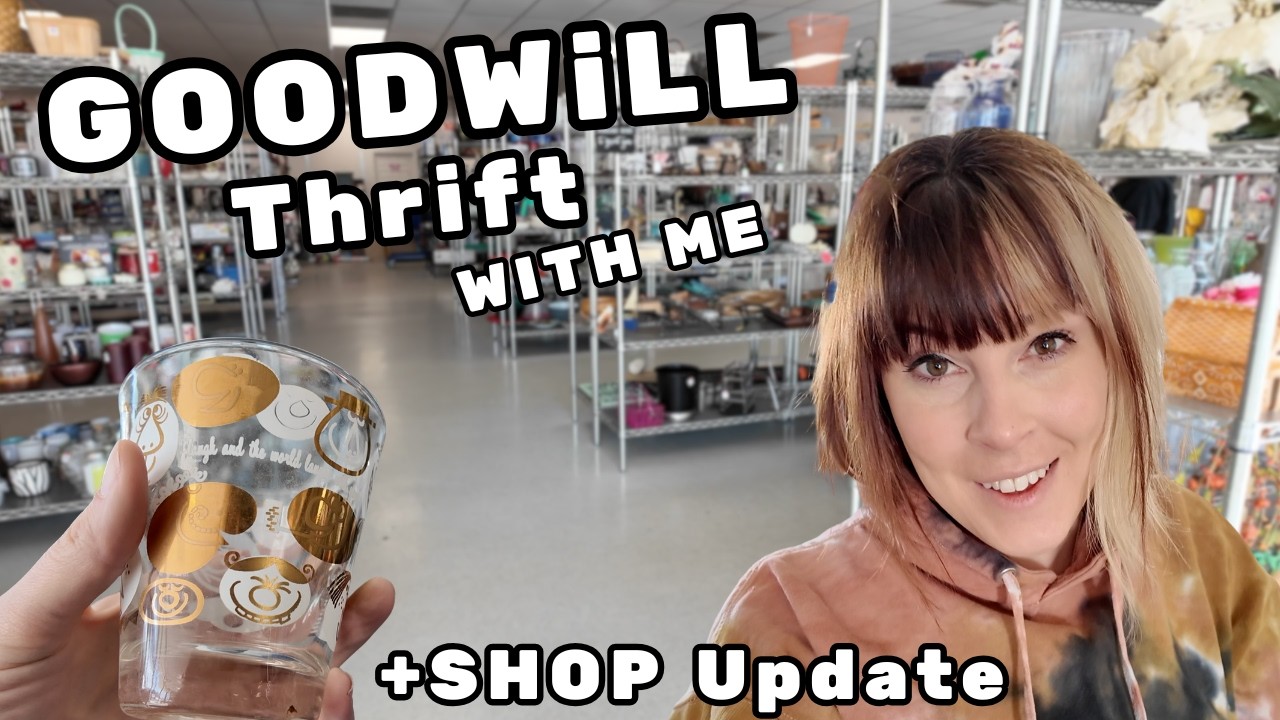 Third Time Is the Charm | Goodwill Thrift With Me + Shop Update | Full Version