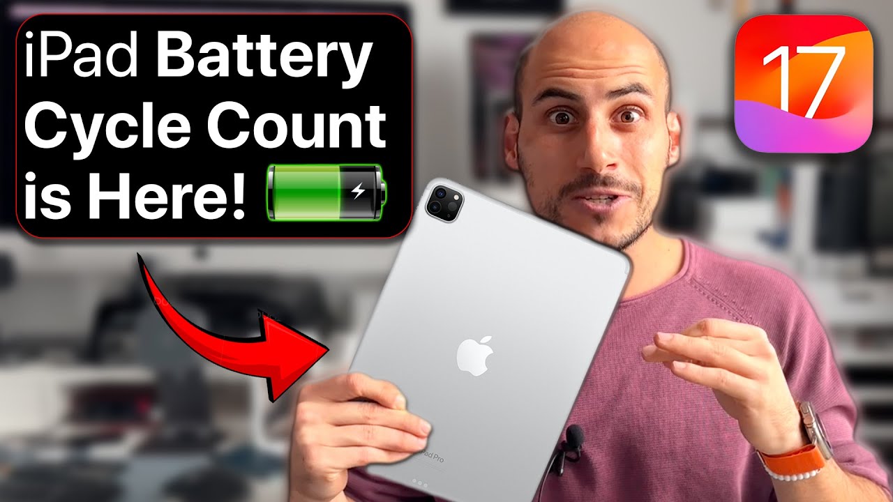 How to Find EXACT iPad Battery Cycle Count! - YouTube