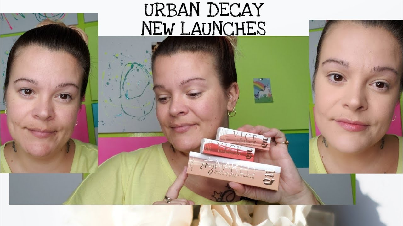 URBAN DECAY STAY NAKED FOUNDATION//LIP CHEMISTRY GLOSSY TINT/FIRST IMPRESSIONS// WEAR TEST