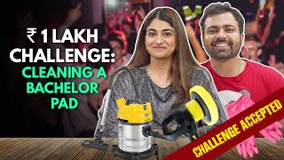 Rs 1 LAKH CHALLENGE | Cleaning A Bachelor Pad | The Urban Guide