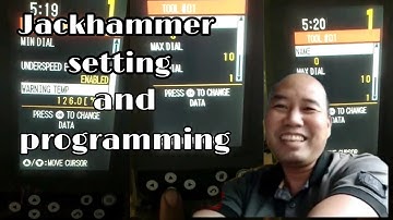 Jackhammer setting and programming