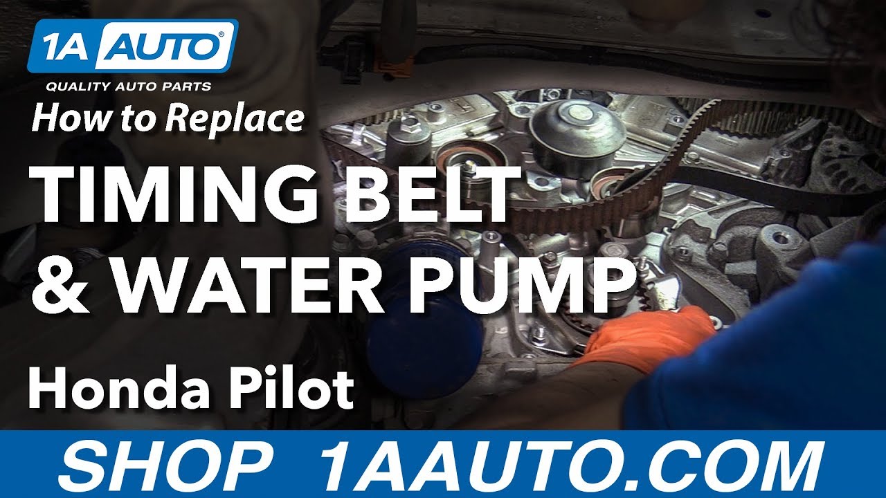 How to Replace Timing Belt with Water Pump 05-12 Honda Pilot