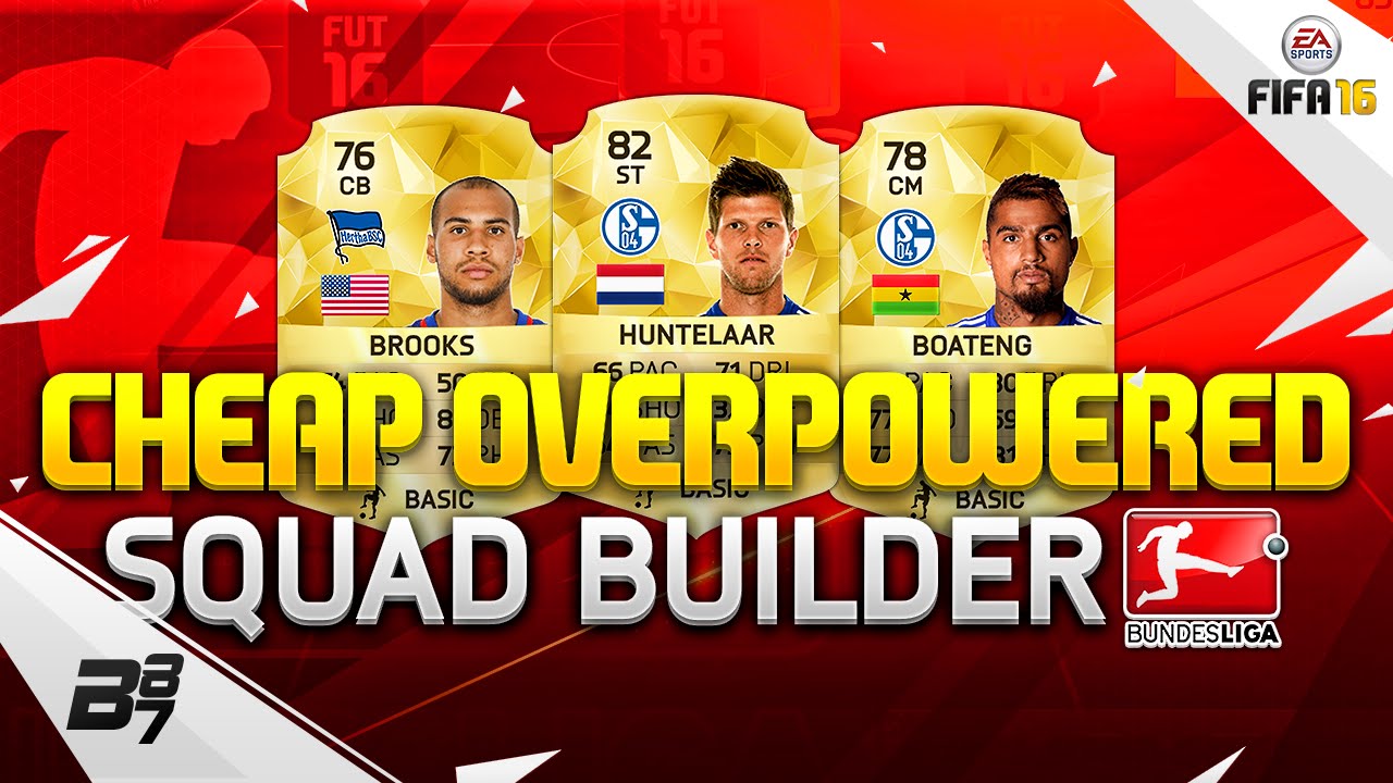 FIFA 16 | CHEAP OVERPOWERED BUNDESLIGA SQUAD BUILDER