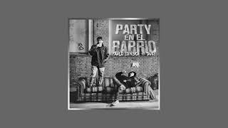 paulo londra - party en el barrio (feat. duki) (sped up)
