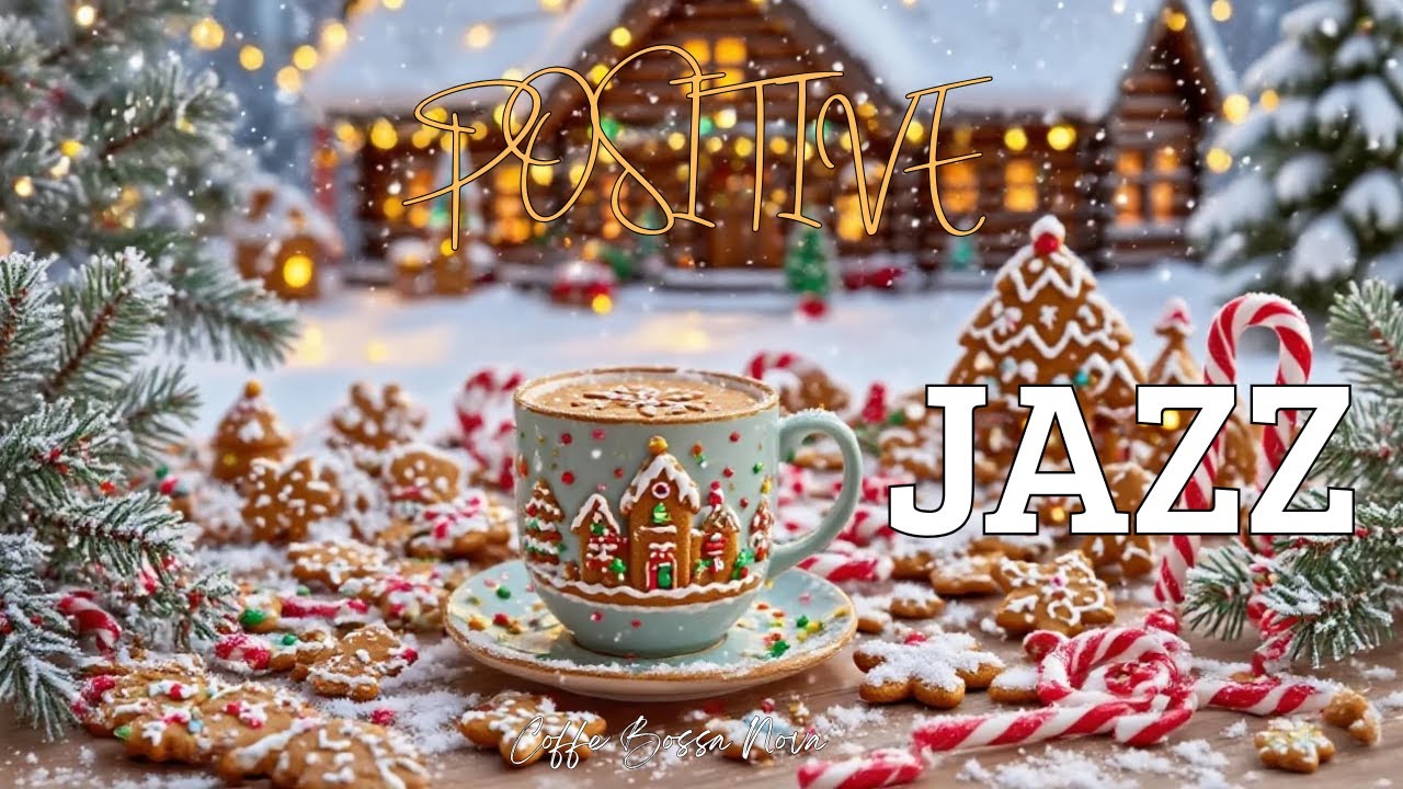 Positive Jazz Music 🌿 Gentle Bossa Nova Coffee Ambience for Peaceful Focus & a Happy Mood