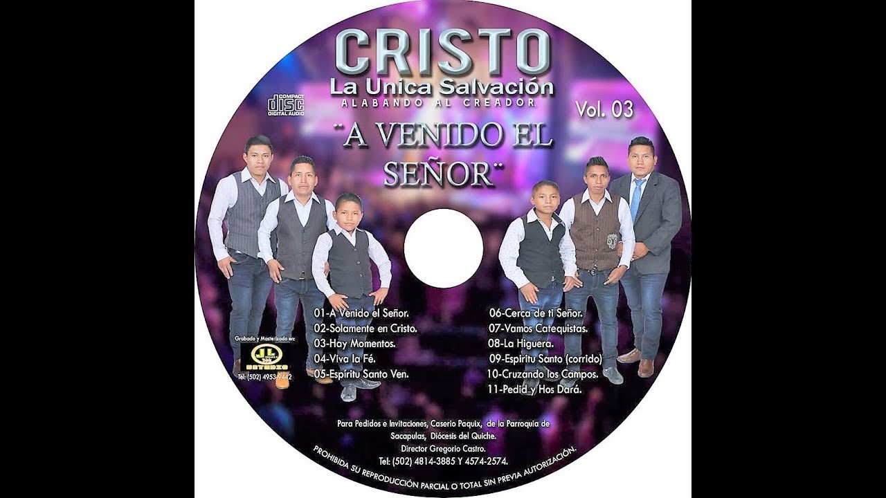 Agrupacion (Cristo La Unica Salvacion)CD, Original,Alabanzas de Guatemala