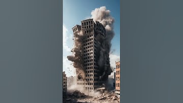 seconds before the old building collapsed 🏢 #shorts