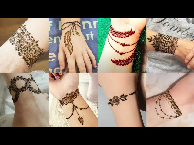 Beautiful Bracelet Mehndi designs _ ring finger mehndi designs _ Mehndi  designs - YouTube