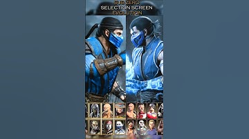 Sub-Zero Selection Screen Evolution in Mk9 , MkX , Mk11 and Mk1 Khaos Reigns #mortalkombat1havik