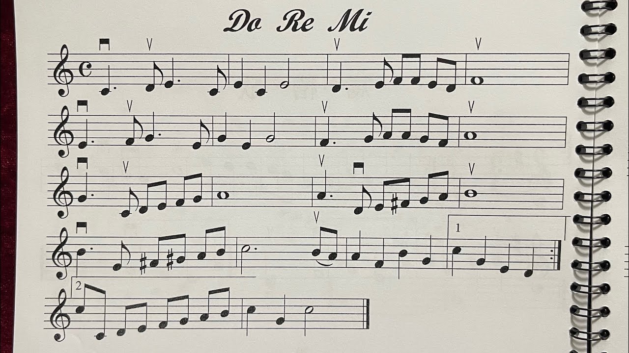 Do Re Mi piano accompaniment, Violin Method for beginners, 小提琴入門教程, 仙樂 ...