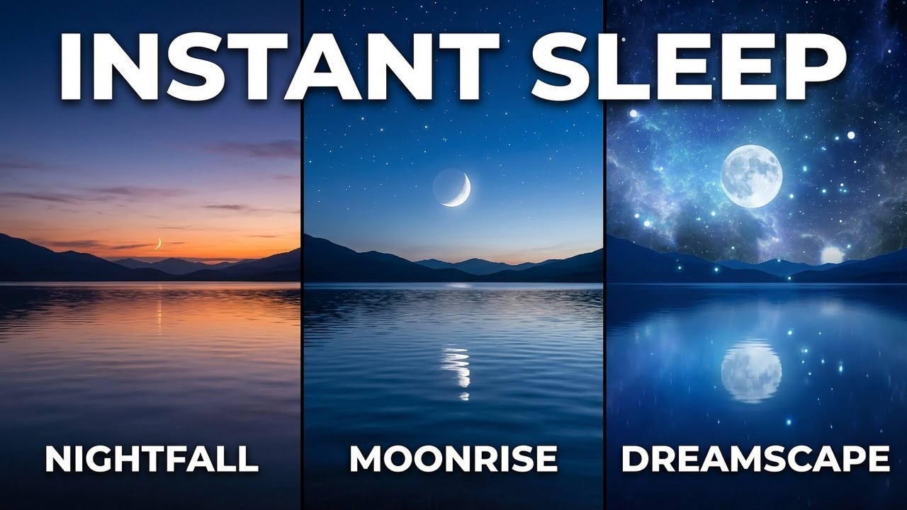 🌙 30 Min Deep Sleep Lake Ambience | Moonlake Dreams #2