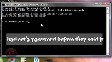 Windows Vista: How to Enable Hidden Administrator Account