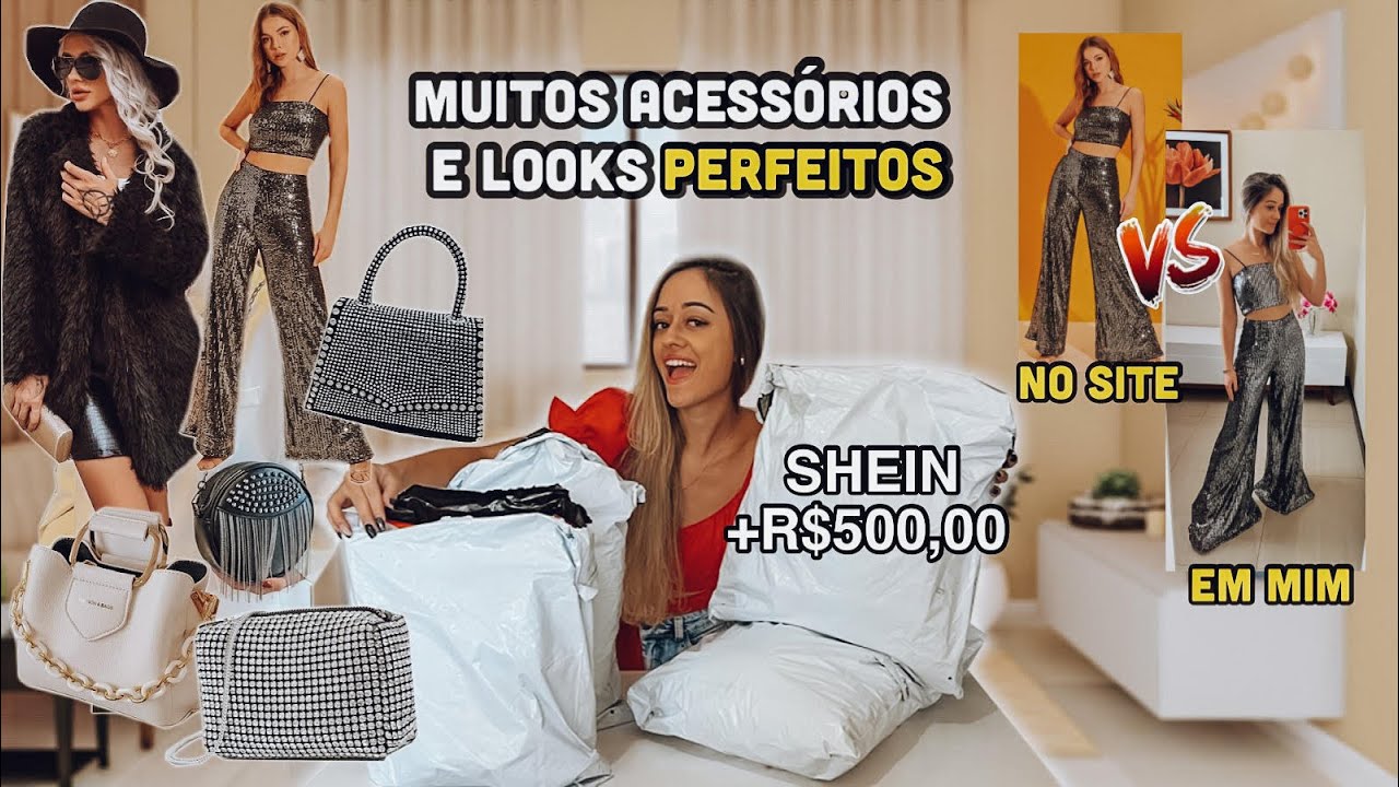 COMPRAS SHEIN, ACESSÓRIOS E ROUPAS DE MUITA QUALIDADE, VALE A PENA COMPRAR NA SHEIN?