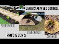 Springlandscape weed control pros  consbest weed materialbefore  after outdoor projects