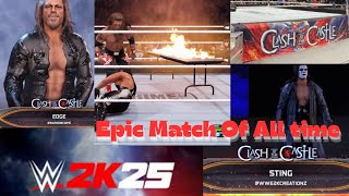 Sting vs Edge – Icon vs Rated-R Superstar | Clash at the Castle Highlights