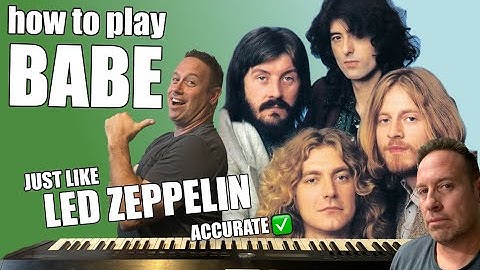 🎹 Learn To Play Piano | How To Play Babe by Led Zeppelin On Piano | Accurate Lesson | Easy Tutorial