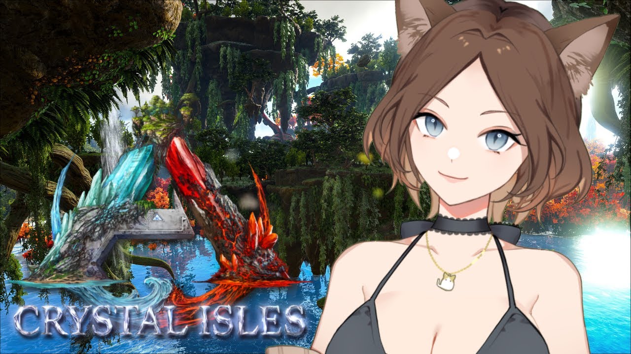 【Ark: Survival Evolved】子育てしたりボスに向けて準備！#3【Crystal Isles】