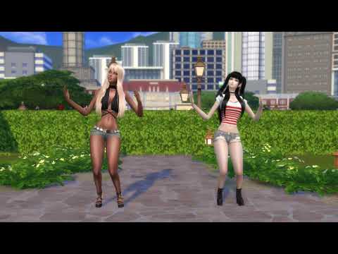 The sims 4 dance video BAAM - MOMOLAND (no camera movement)